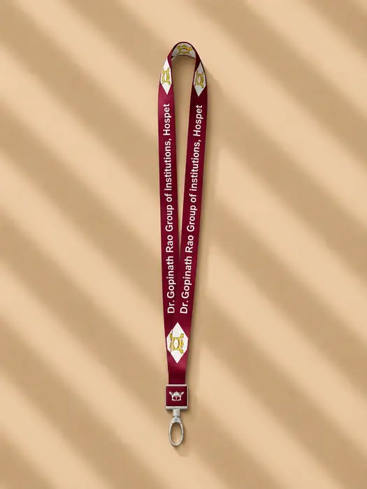 Hospital ID card lanyard